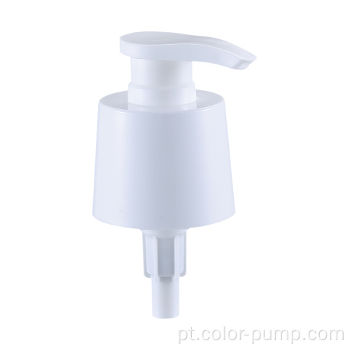 Color branco personalizado 28410 bomba de loção do dispensador de plástico